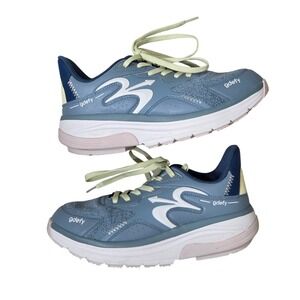 Gdefy Gravity‎ Defyer Energiya Shoes Women's 7.5 Blue Lace Up Comfort Orthotic